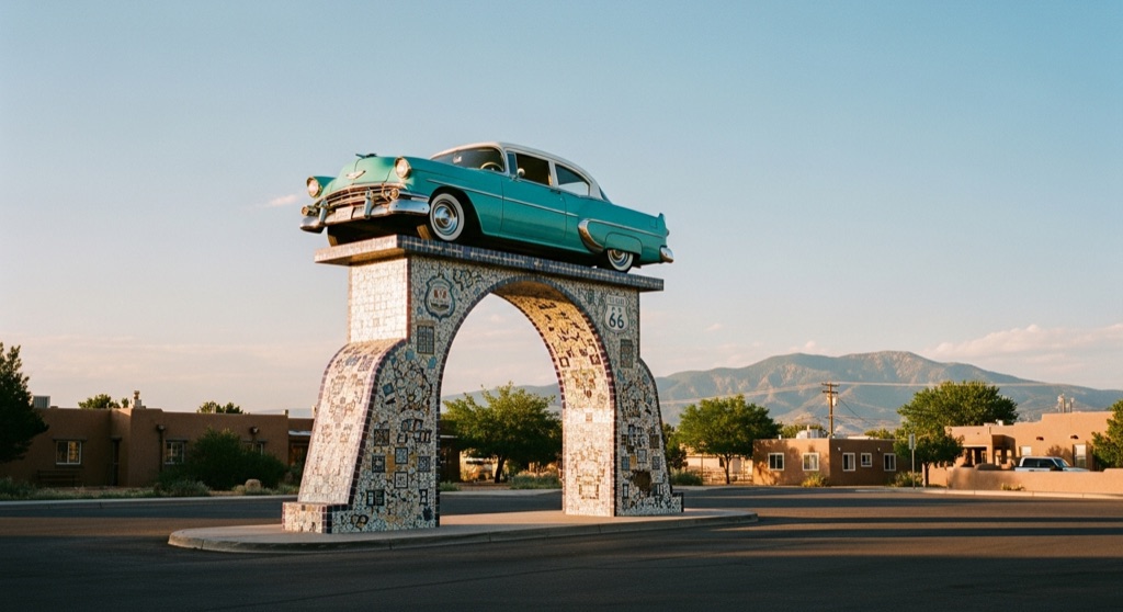 Cruising San Mateo ("Chevy on a Stick") — Roadside & Outdoor Oddities in Albuquerque