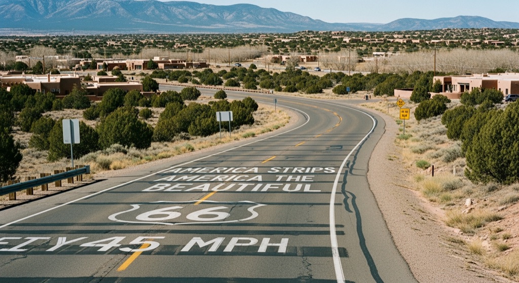Route 66 Musical Highway — Roadside & Outdoor Oddities in Albuquerque