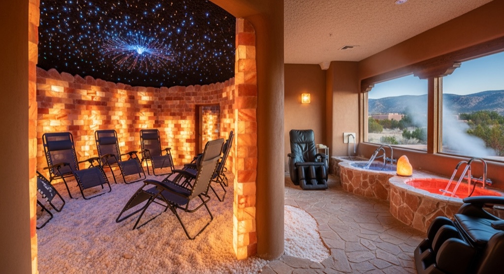 The Salt Cave Abq — After Dark & Night Sky in Albuquerque