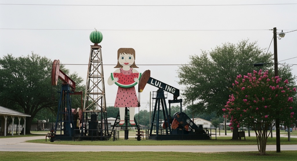 Luling's Painted Pumpjacks — Roadside & Outdoor Oddities in Austin