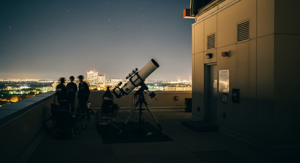 UT Austin Free Public Stargazing (PMA Rooftop & Painter Hall) — After Dark & Night Sky in Austin