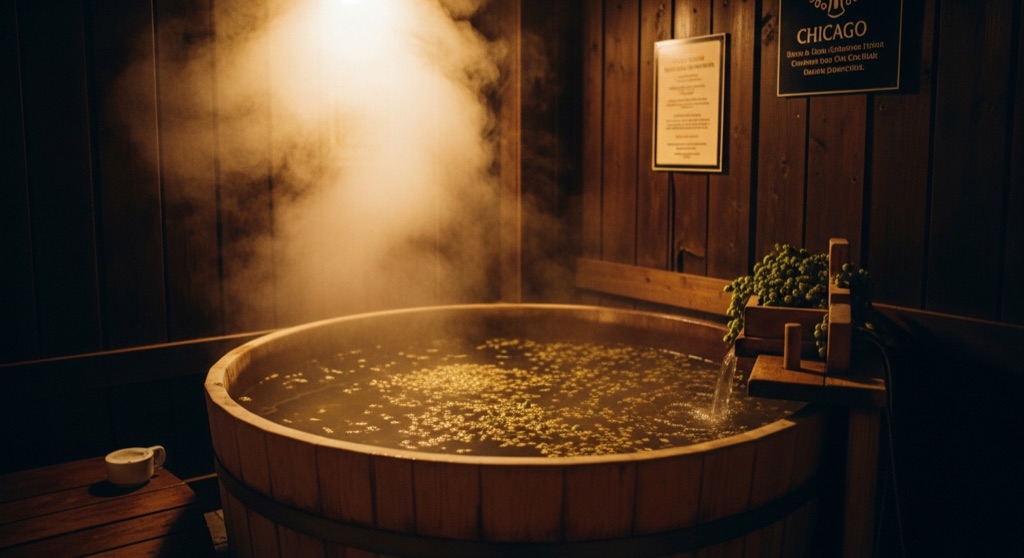 Piva Beer Spa — Sound, Soak & Movement in Chicago