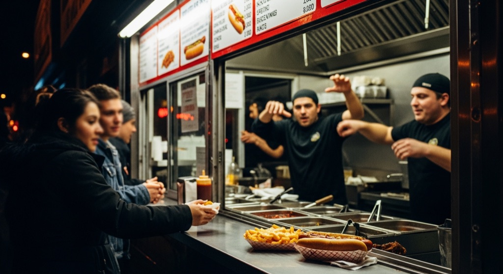 The Wiener's Circle — After Dark & Night Sky in Chicago