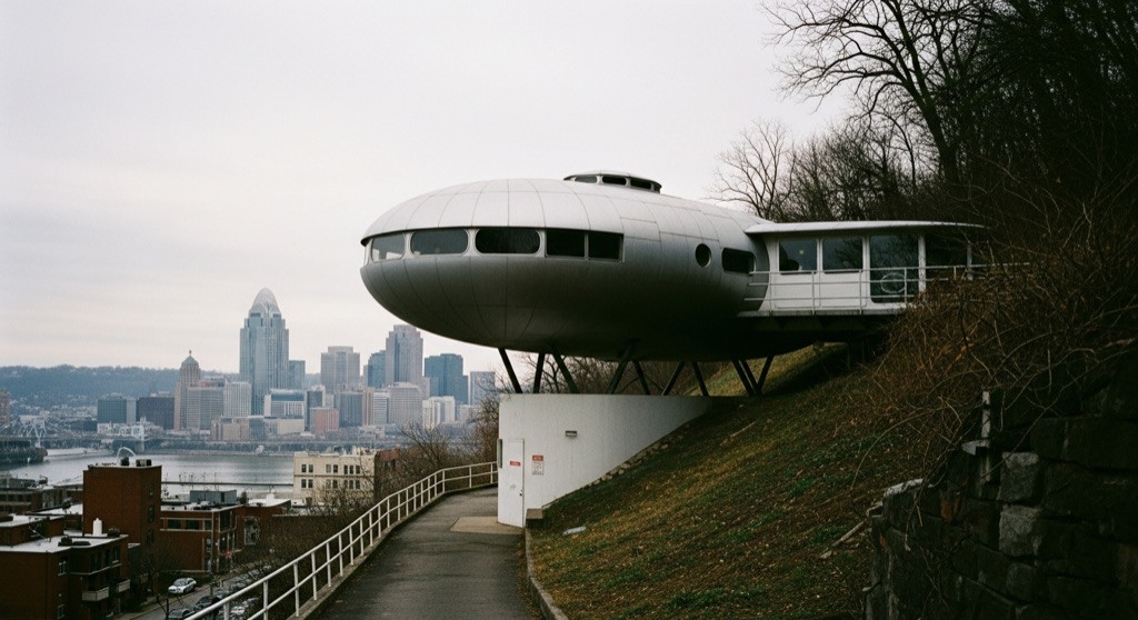 The Futuro Flying Saucer House — Roadside & Outdoor Oddities in Cincinnati