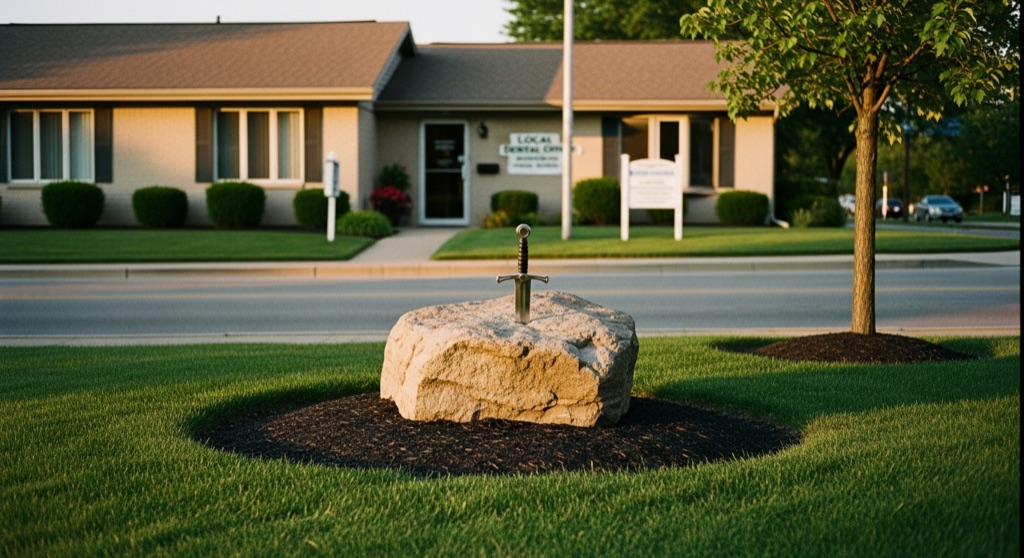 Sword in the Stone — Roadside & Outdoor Oddities in Columbus
