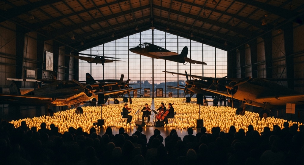 Candlelight Concerts at Frontiers of Flight Museum — After Dark & Night Sky in Dallas