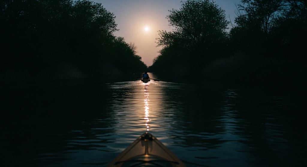 Fort Worth Nature Center & Refuge Moonlight Paddle — After Dark & Night Sky in Dallas