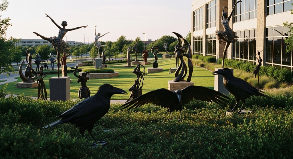 Atmosphere of Texas Sculpture Garden — Frisco