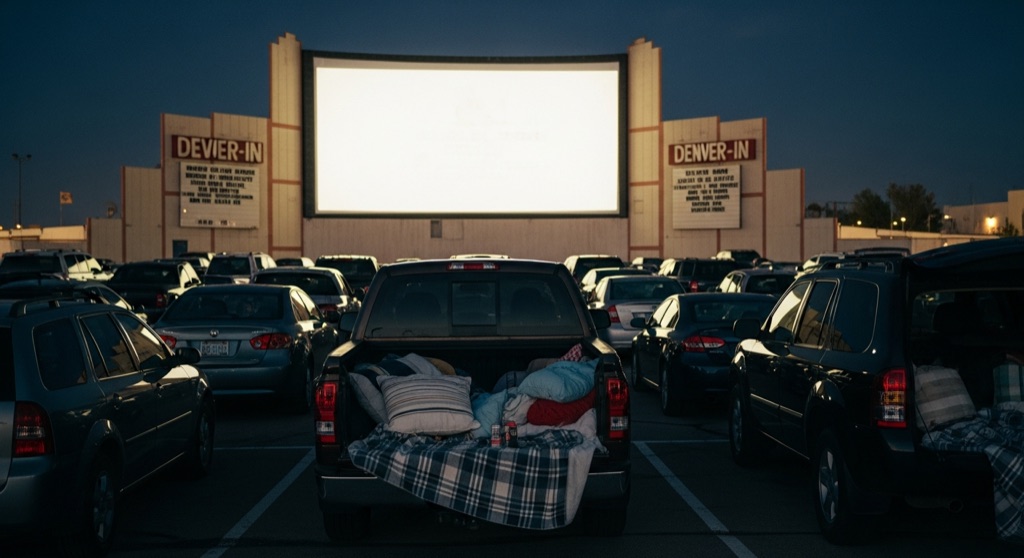 88 Drive-In Theatre — After Dark & Night Sky in Denver