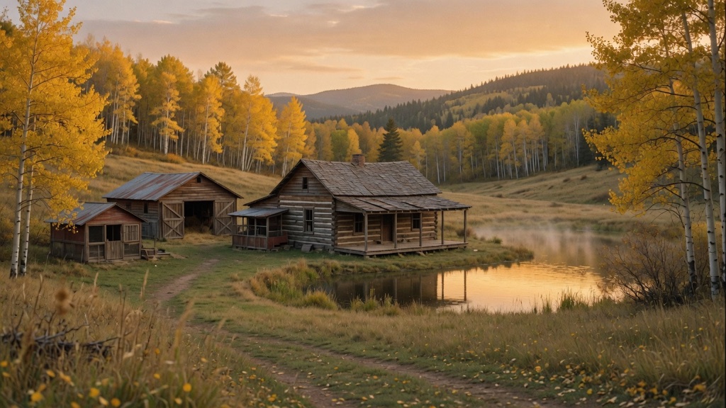 Atmosphere of Forgotten Valley Homestead Trail — Golden Gate Canyon State Park (near Golden), Colorado