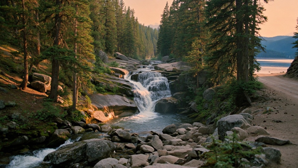 Atmosphere of Forsythe Canyon Waterfall Trail — Nederland / Gross Reservoir (Boulder County)