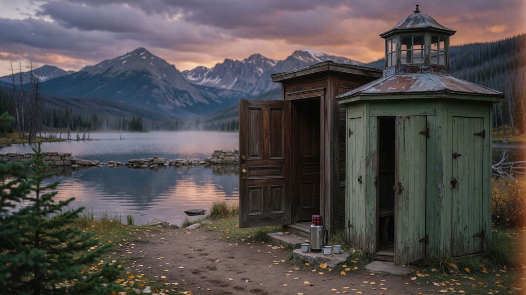 Atmosphere of Interlaken Resort Ruins & Dexter Cabin — Twin Lakes (Leadville)