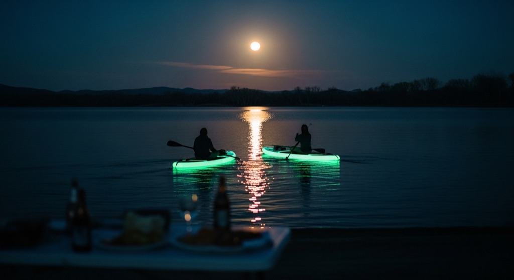 Rocky Mountain Paddleboard Full Moon Paddle — After Dark & Night Sky in Denver