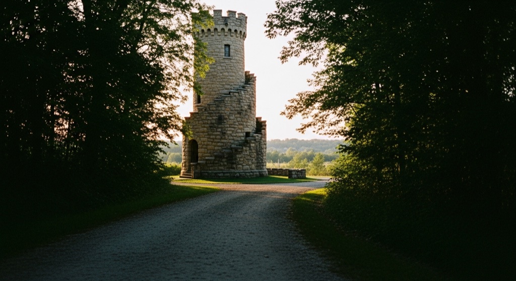 Atmosphere of Clark Tower — Winterset