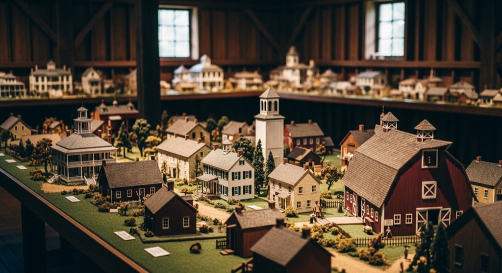 Atmosphere of Henry Moore's Mini-Americana Barn Museum — South Amana