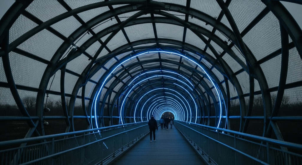Atmosphere of High Trestle Trail Bridge — Madrid