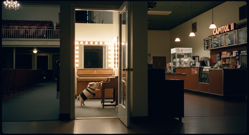 Atmosphere of Joy the Movie Theater Pig (Capitol II Theatre) — Newton