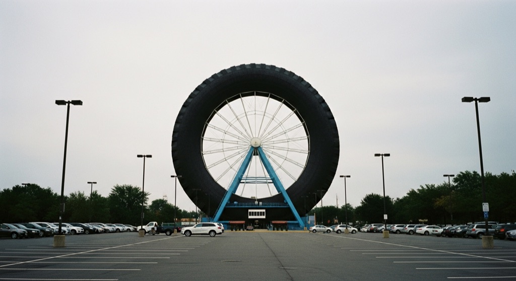 The Giant Uniroyal Tire — Roadside & Outdoor Oddities in Detroit