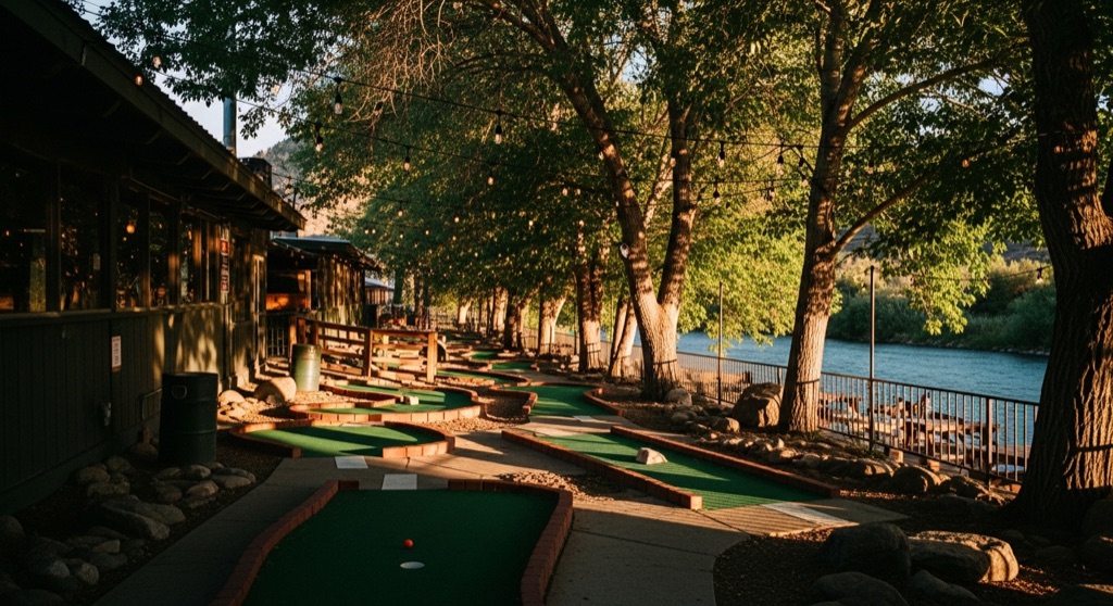 Durango Park Mini Golf (at Serious Texas BBQ) — Arcades & Oddball Play in Durango