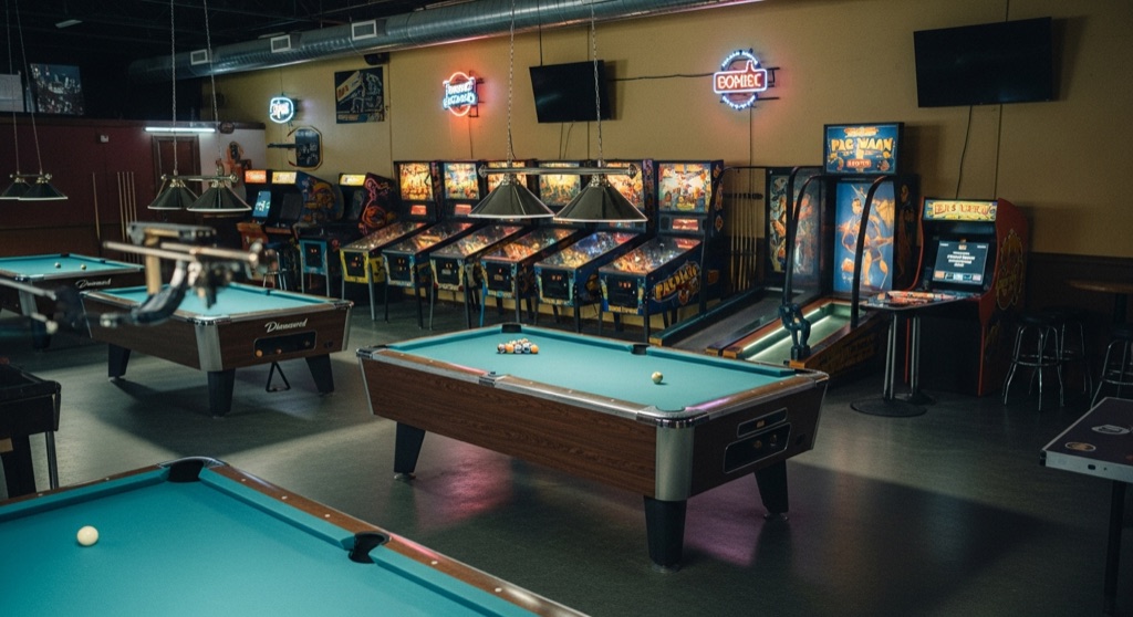The Garage Billiards & Music Hall — Arcades & Oddball Play in Durango