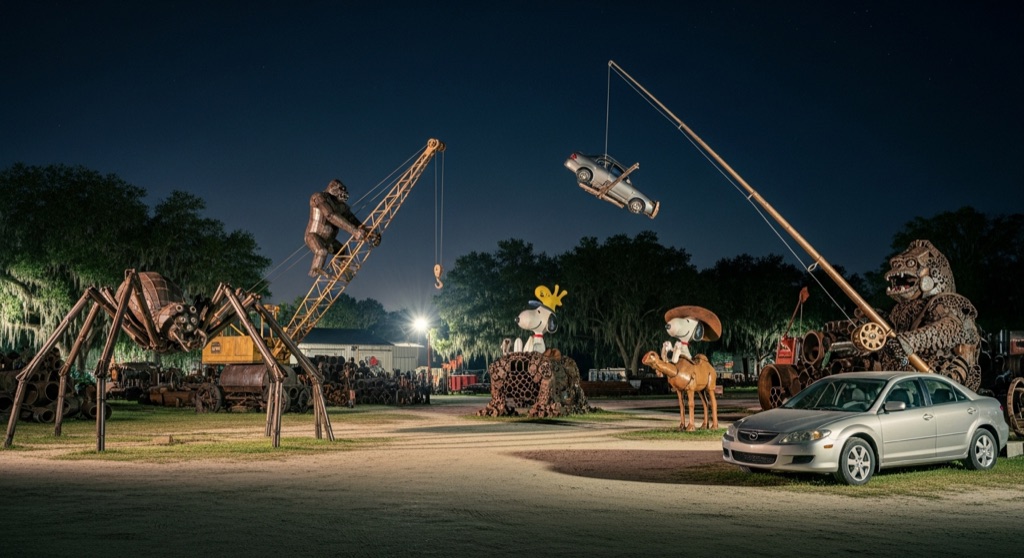 Eclectic Menagerie Park — Roadside & Outdoor Oddities in Houston