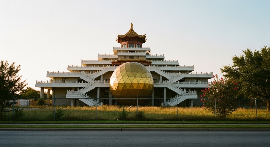 Palace of the Golden Orbs (Chong Hua Sheng Mu Holy Palace) — Abandoned & Forgotten in Houston
