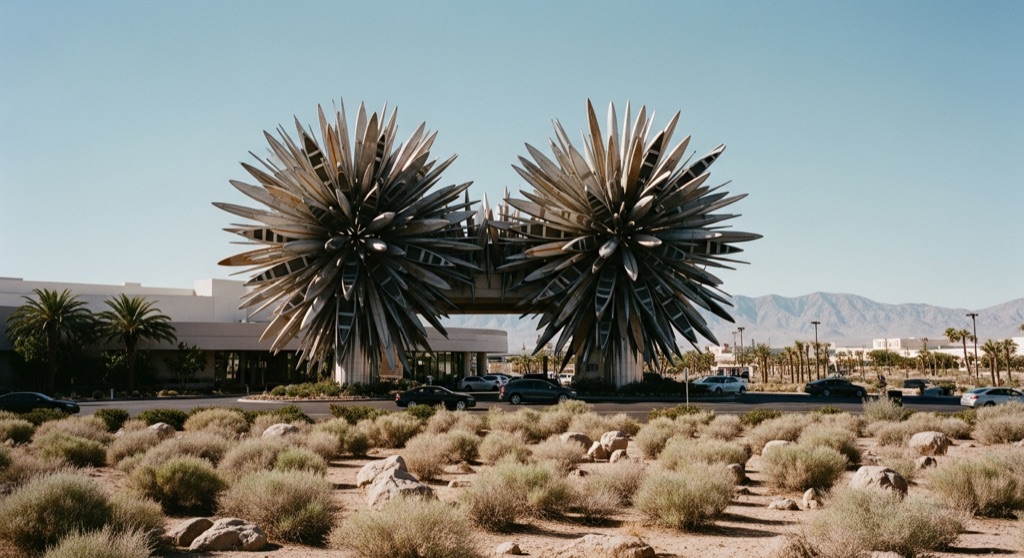 Big Edge (boat sculpture at Vdara) — Haunted & Secret History in Las Vegas