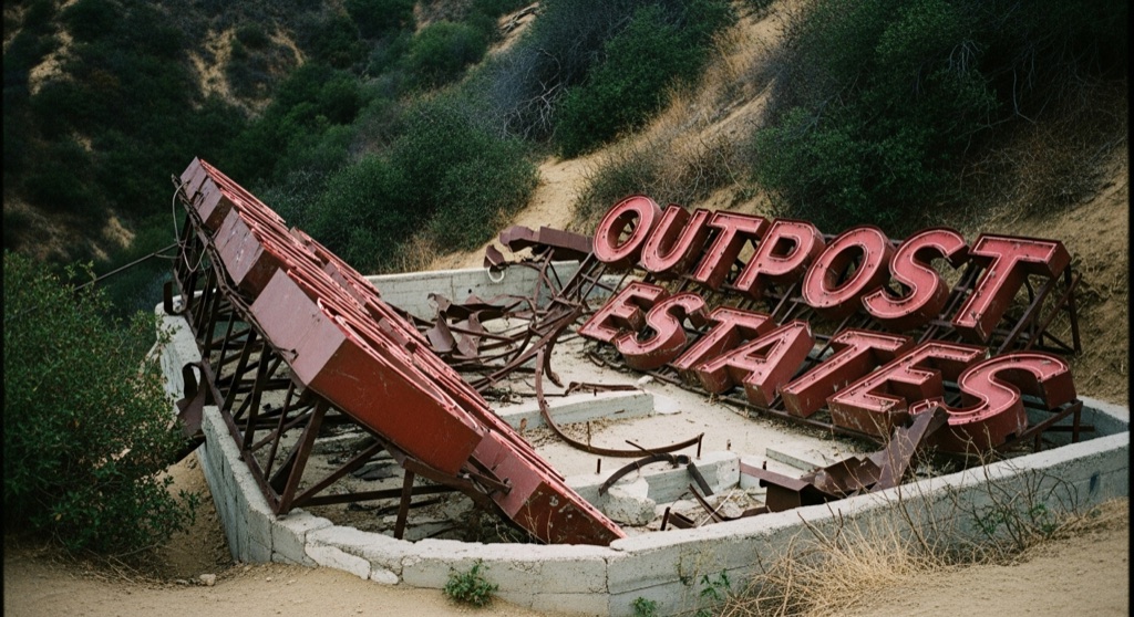 Outpost Sign Ruins — Abandoned & Forgotten in Los Angeles