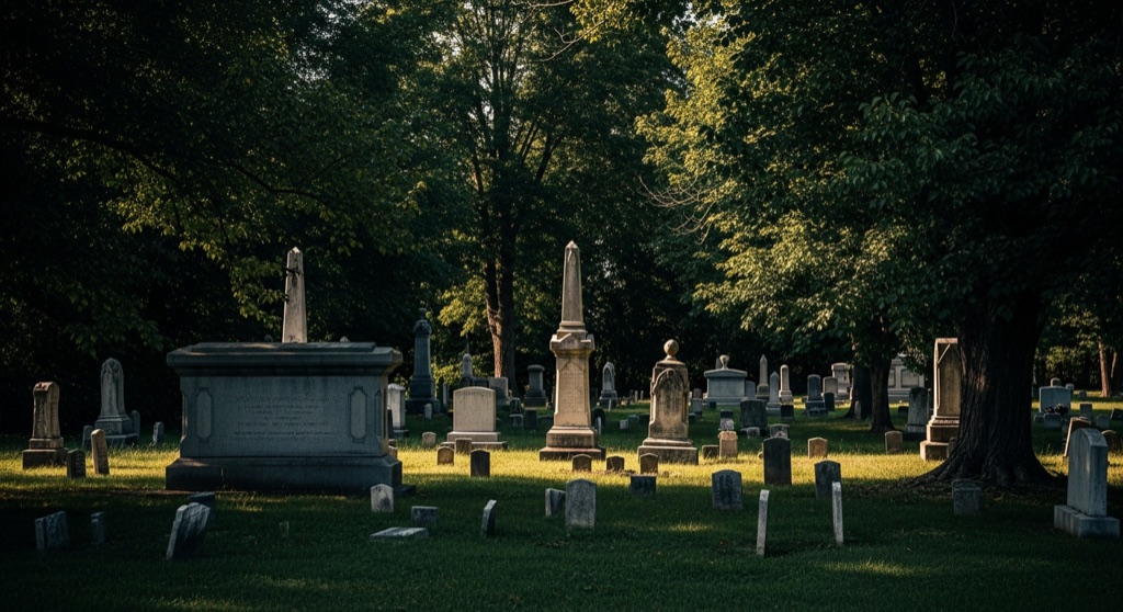 Harry Collins Magician Memorial at Cave Hill Cemetery — Haunted & Secret History in Louisville