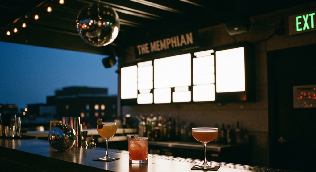 Tiger & Peacock Rooftop — The Memphian — Hidden Bars & Speakeasies in Memphis