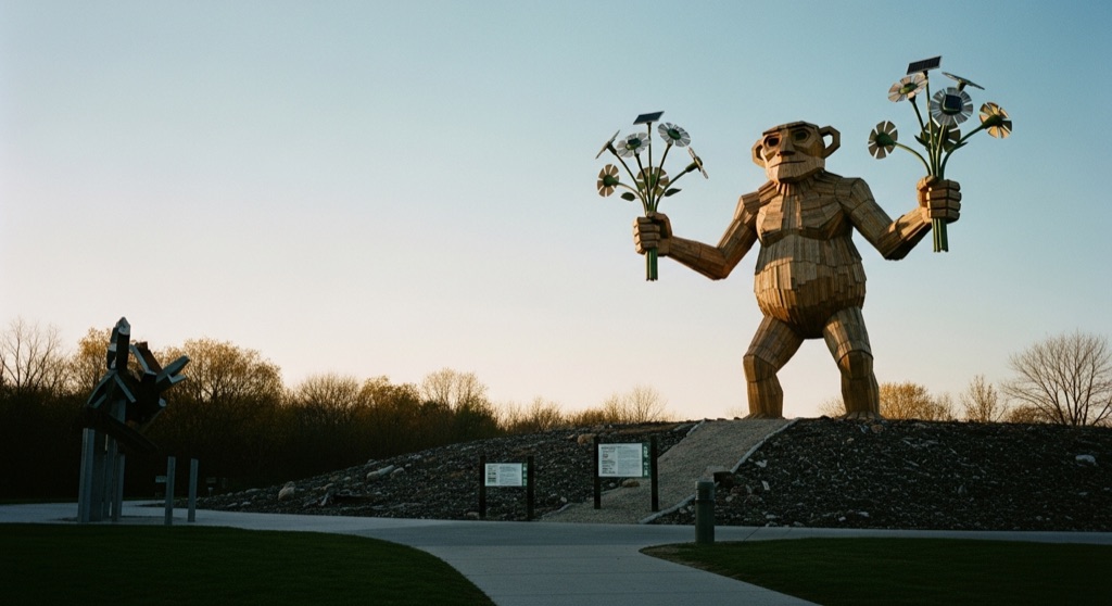 Mama Rosa the Troll — After Dark & Night Sky in Milwaukee