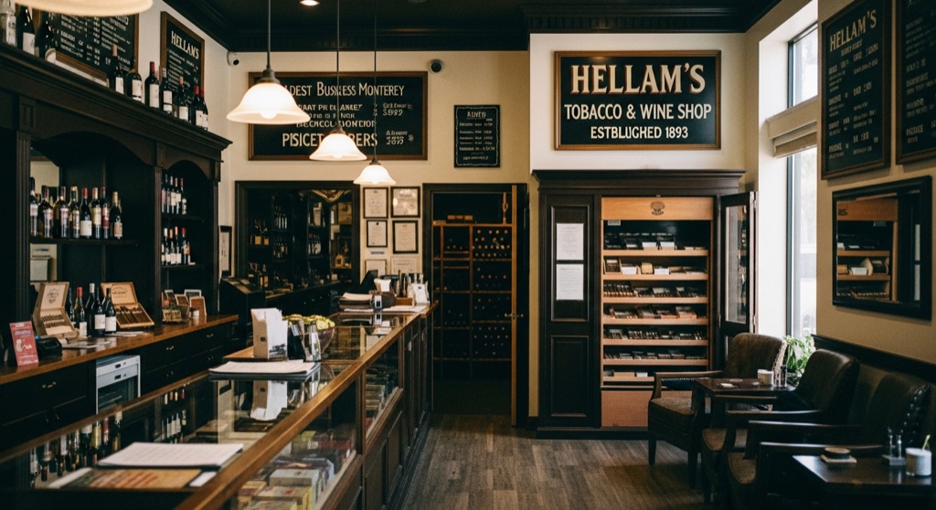 Hellam's Tobacco & Wine Shop — Hidden Bars & Speakeasies in Monterey