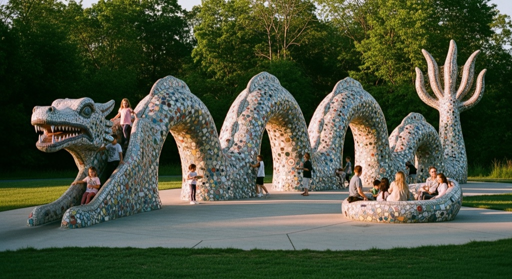 Fannie Mae Dees Park ("Dragon Park") — Roadside & Outdoor Oddities in Nashville