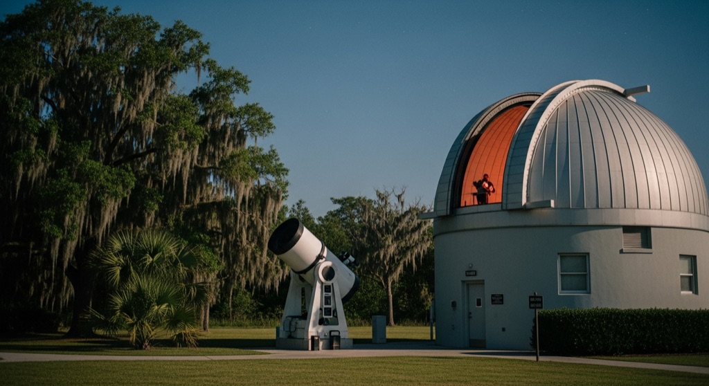 Gretna Observatory at Mel Ott Park — After Dark & Night Sky in New Orleans