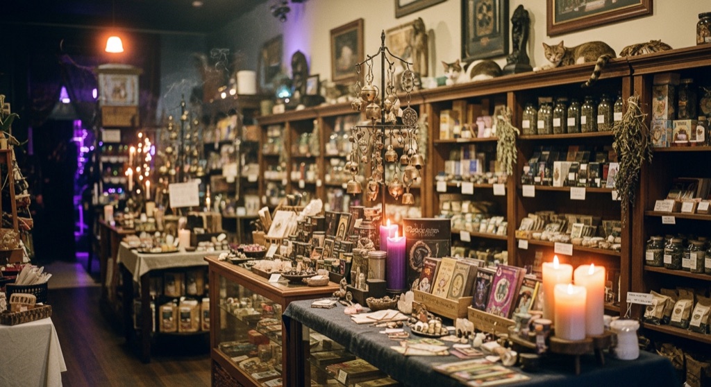 Atmosphere of Oak, Ash & Thorn Metaphysical Shop — Shawnee