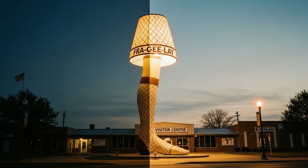 Atmosphere of The Chickasha Leg Lamp — Chickasha