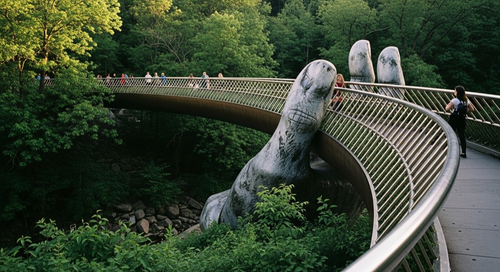 Fingerspan Bridge — Roadside & Outdoor Oddities in Philadelphia