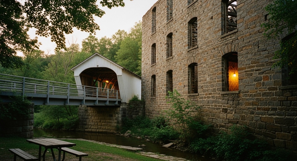 Scott's Mill Bridge ruins — Abandoned & Forgotten in Philadelphia