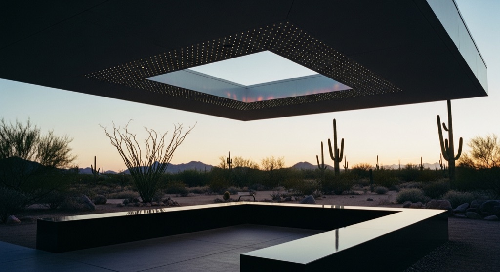 Air Apparent (James Turrell Skyspace) — Roadside & Outdoor Oddities in Phoenix