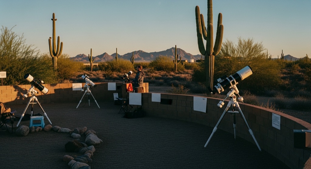 Gilbert Rotary Centennial Observatory (Riparian Preserve at Water Ranch) — After Dark & Night Sky in Phoenix