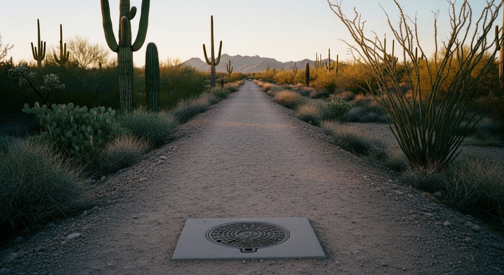 Great Papago Escape Tunnel Marker — Haunted & Secret History in Phoenix
