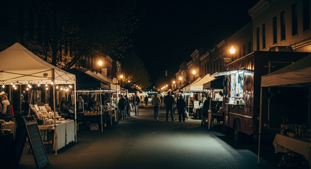 The Garfield Night Market — After Dark & Night Sky in Pittsburgh