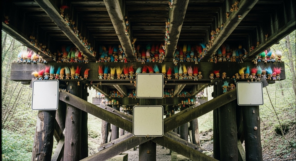 Portland Troll Bridge (Ole Bolle Trestle) — Roadside & Outdoor Oddities in Portland