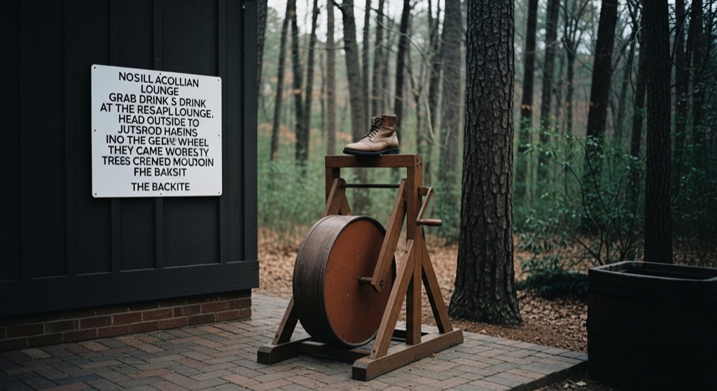 Angus Barn Self-Kicking Machine — Hidden Bars & Speakeasies in Raleigh