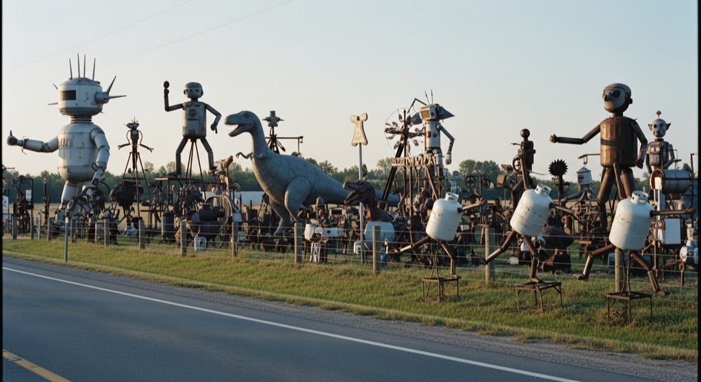 Ben Harris Metal Sculptures — Roadside & Outdoor Oddities in Raleigh