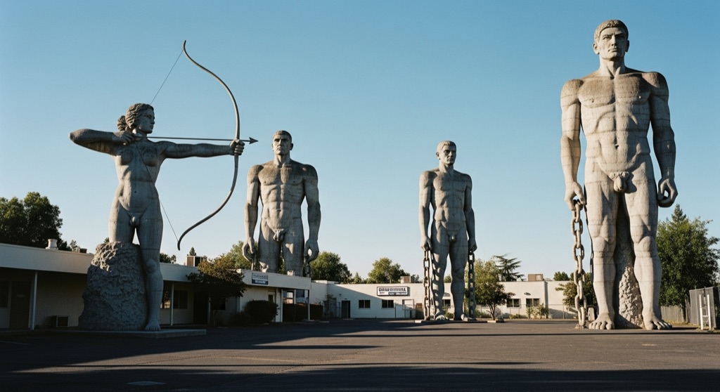 Ken Fox's Great Statues of Auburn — Roadside & Outdoor Oddities in Sacramento