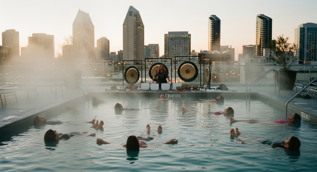 Floating Sound Bath at Spa Pendry — Sound, Soak & Movement in San Diego