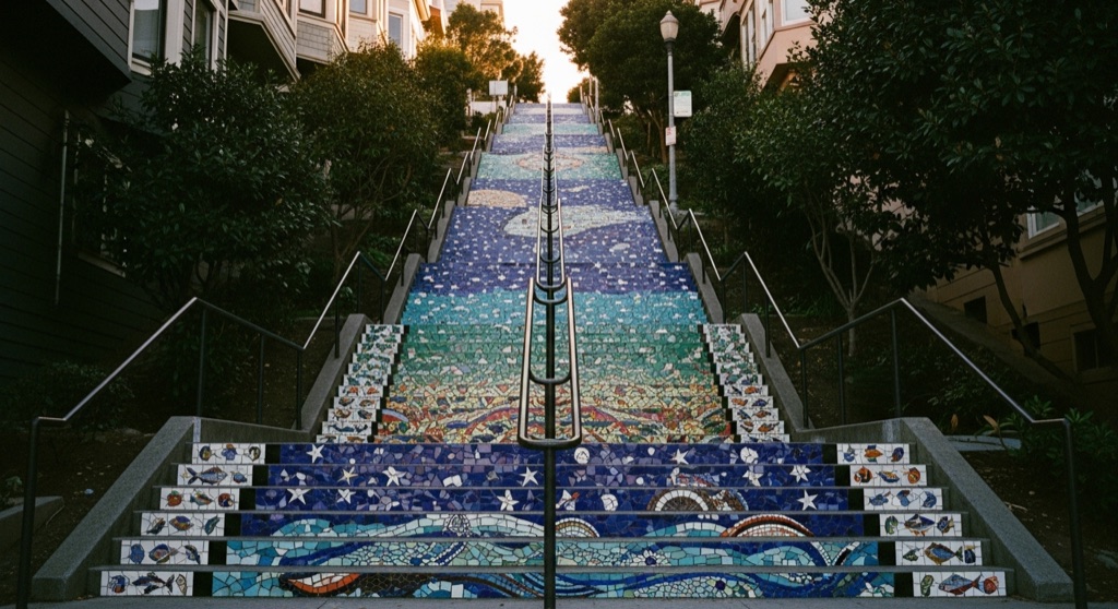 16th Avenue Tiled Steps (Moraga Steps) — Art & Immersive in San Francisco