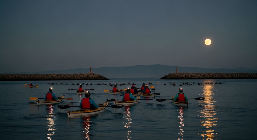 Full Moon Kayak Tour — Paddle Sports Center — After Dark & Night Sky in Santa Barbara