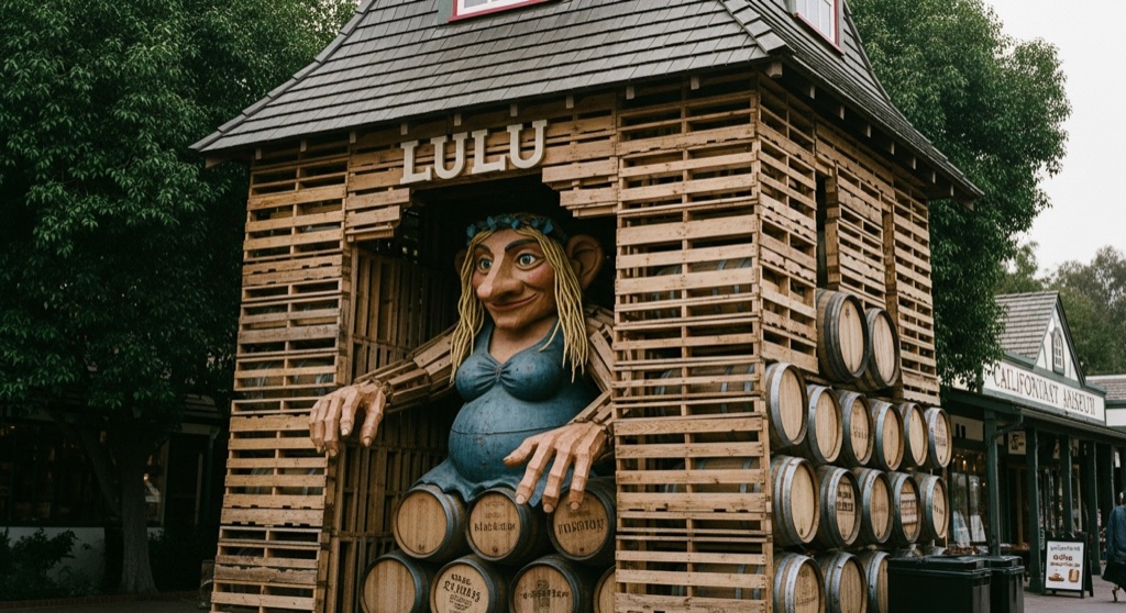 Lulu Hyggelig (Thomas Dambo Troll) — California Nature Art Museum — Quirky Museums & Collections in Santa Barbara